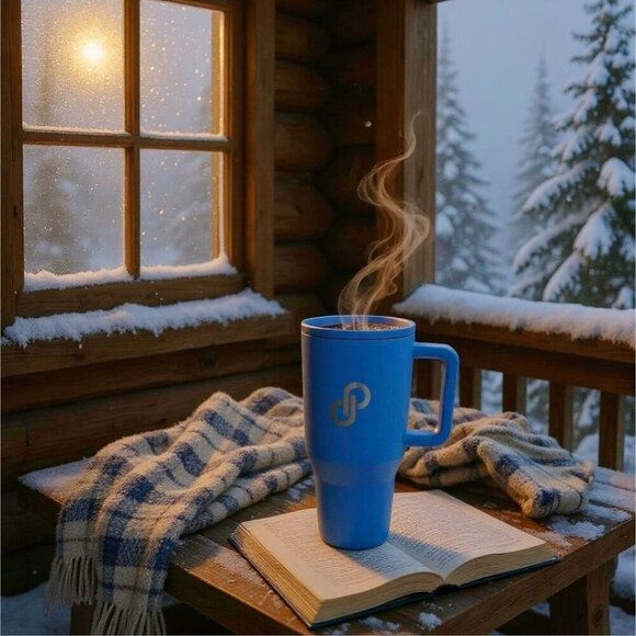 Hydrojug ✦ Indigo Stainless Steel Mug ✦ 32oz Host Gift Tumbler Exclusive NWT - Picture 10 of 10